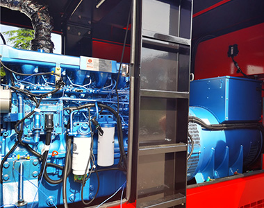 5500jcjc线路检测400KW/400V发电机应用于国内某租赁项目